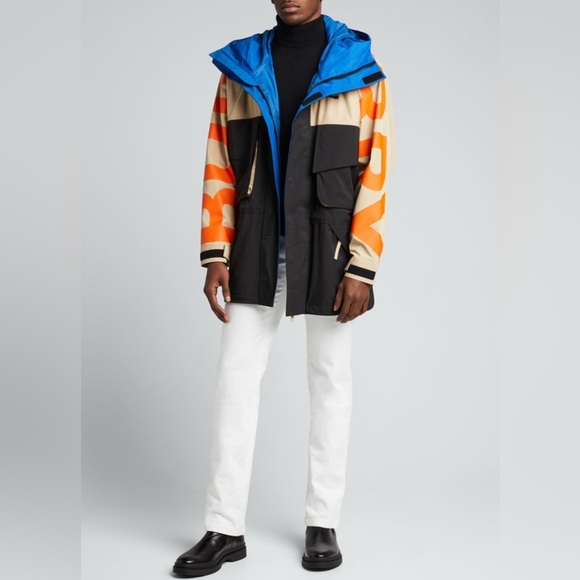 Burberry Parkhurst Logo parka jacket size S - Picture 2 of 16